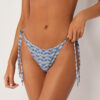 Bikinihose mit seitlicher Schnürung „Water Reflection“
