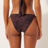 Bikinihosen Dunkles Animal-Print