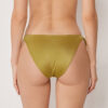 Bikinihosen mit seitlicher Schnürung aus glänzendem Satin