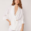 Blazer in lockerer Passform aus Leinen