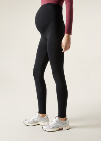 Blickdichte, fußlose Maternity-Strumpfhose