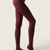 Blickdichte, matte Strumpfhose aus Kaschmir und Modal