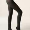 Blickdichte, matte Strumpfhose aus Kaschmir und Modal