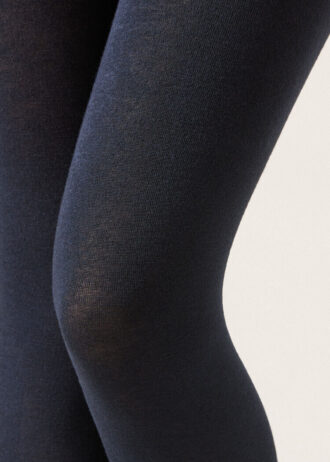 Blickdichte, matte Strumpfhose aus Kaschmir und Modal
