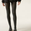 Blickdichte, matte Strumpfhose aus Kaschmir und Modal