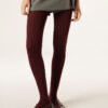Blickdichte, matte Thermal-Strumpfhose