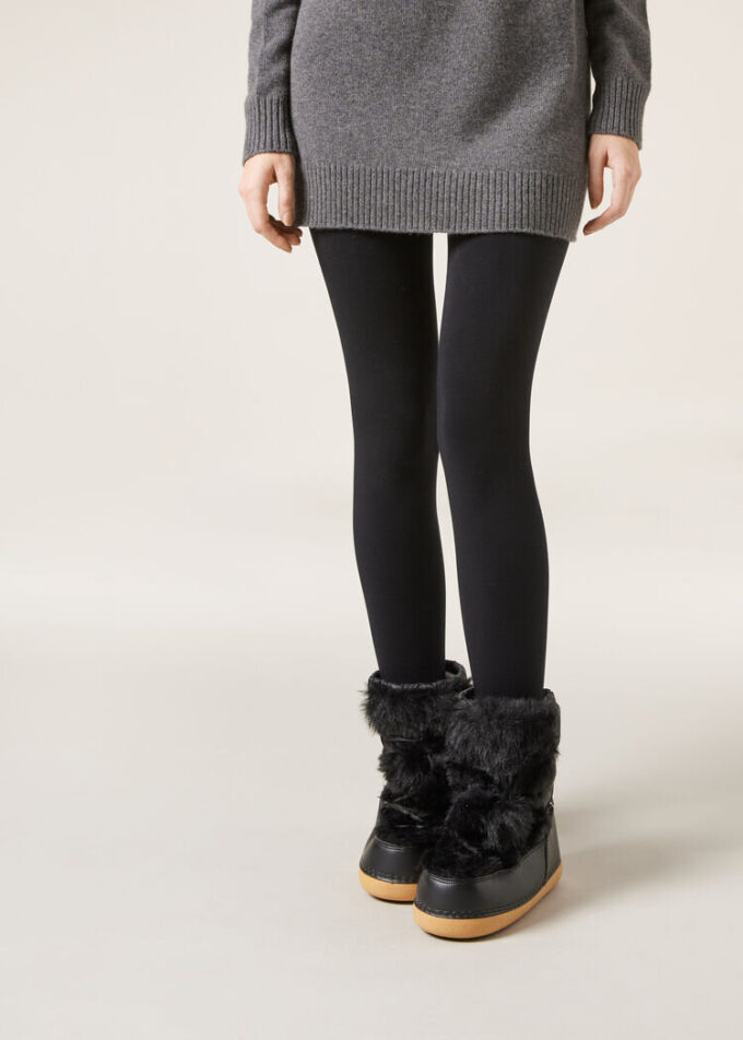 Blickdichte, matte Ultra-Thermal-Strumpfhose