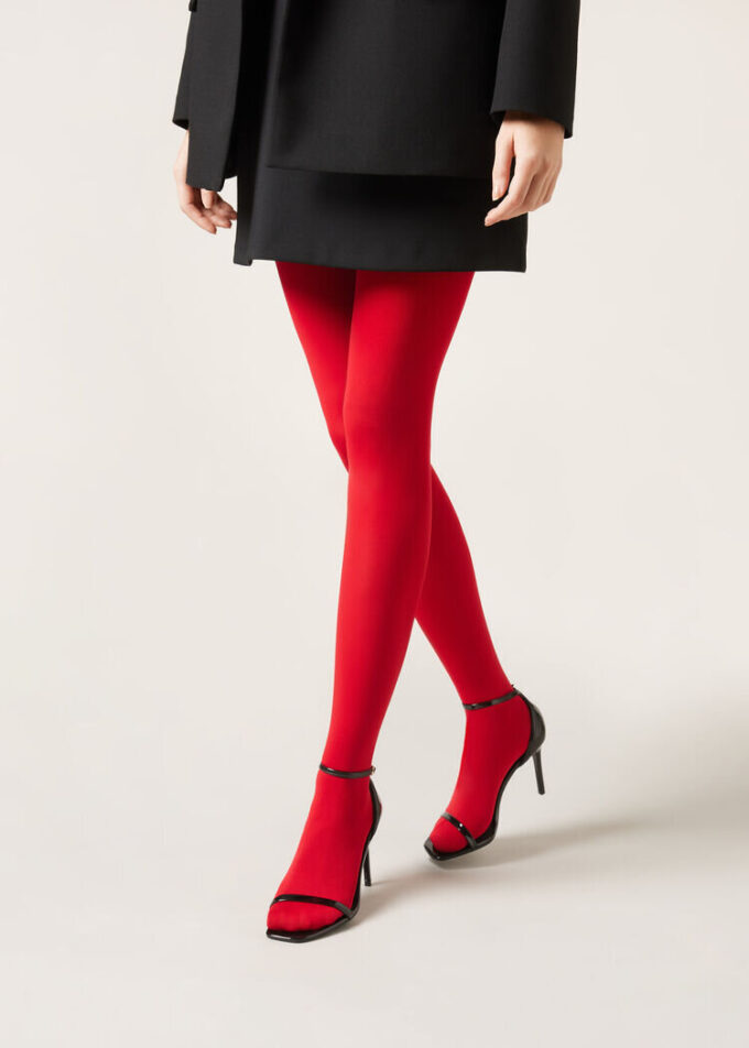 Blickdichte, matte, weiche und bequeme 50-Denier-Strumpfhose