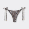 Brazilian-Bikinihose mit Bindebändern Classic Snake
