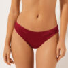 Brazilian-Bikinihosen aus glänzendem Satin
