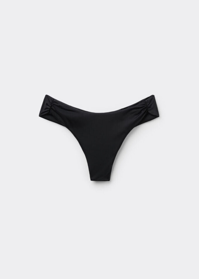 Brazilian-Bikinihosen aus glänzendem Satin