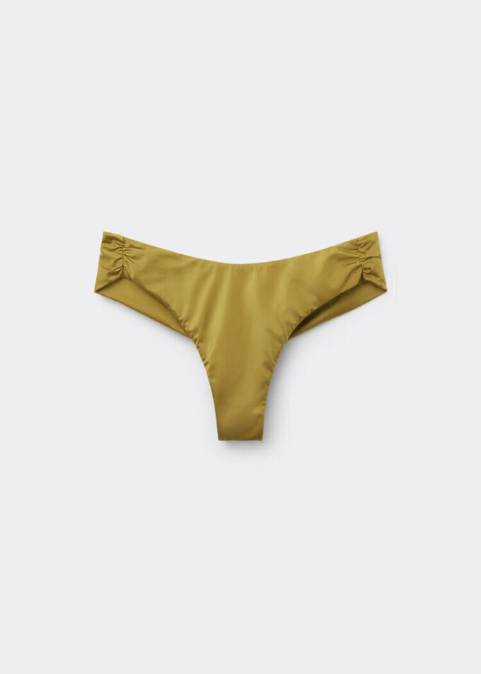 Brazilian-Bikinihosen aus glänzendem Satin