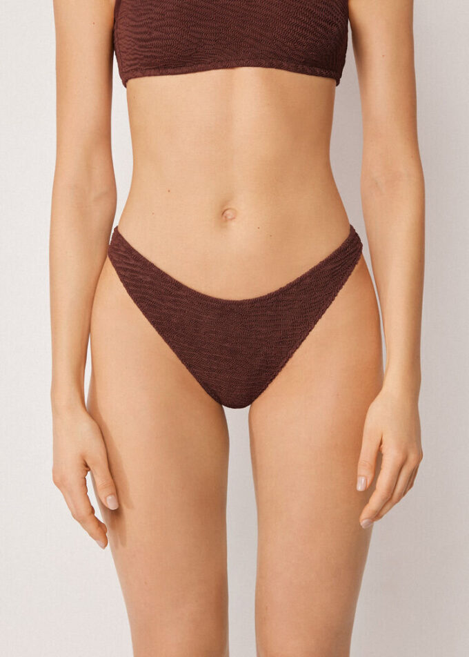 Brazilian-Bikinihosen Crinkle Waves