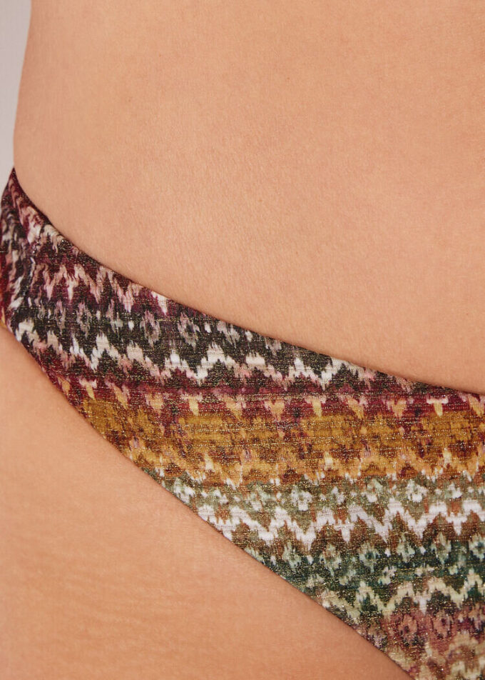 Brazilian-Bikinihosen, elegant, ethnisch