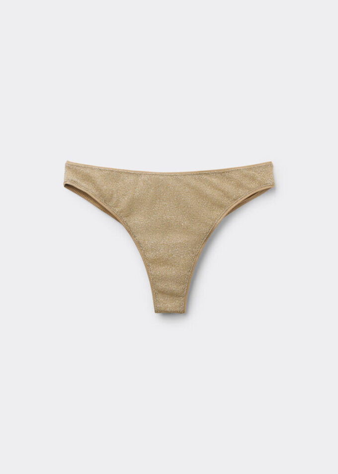 Brazilian-Bikinihosen „Metallic Glow“