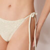 Brazilian-Bikinihosen mit Pailletten-Netz