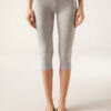 Capri-Leggings aus Baumwolle