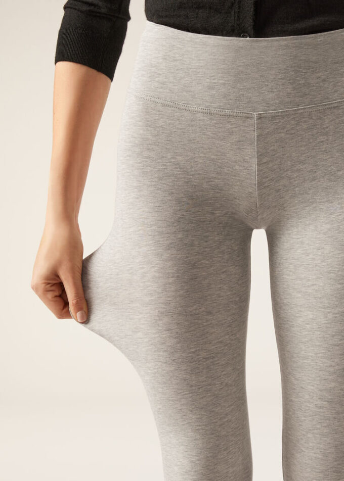 Capri-Leggings aus Baumwolle