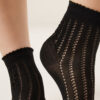 Durchbrochene Socken