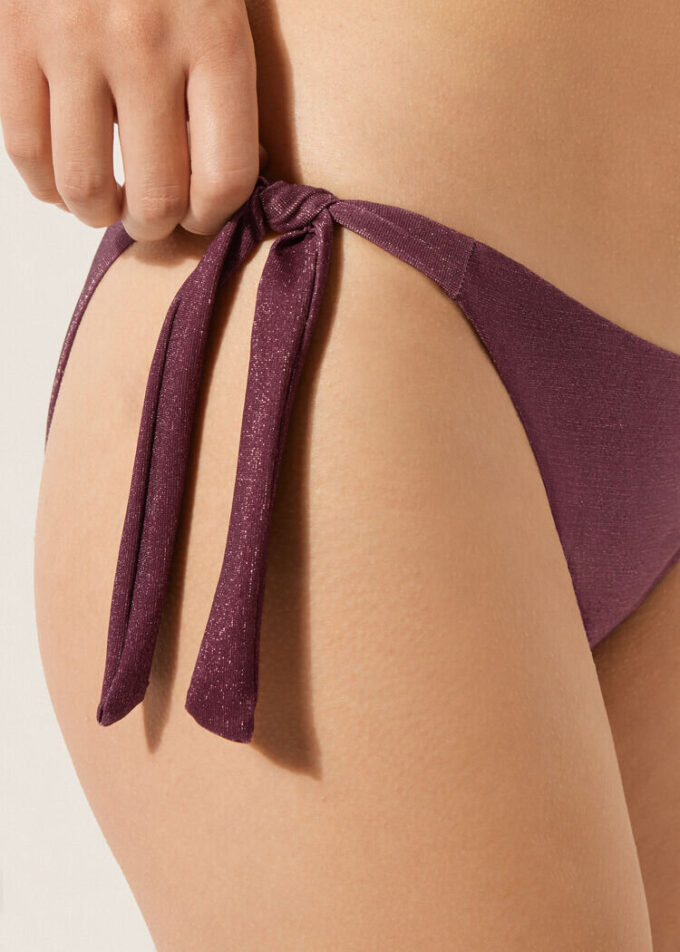 Gebundener Bikini-Unterteil Golden Glow