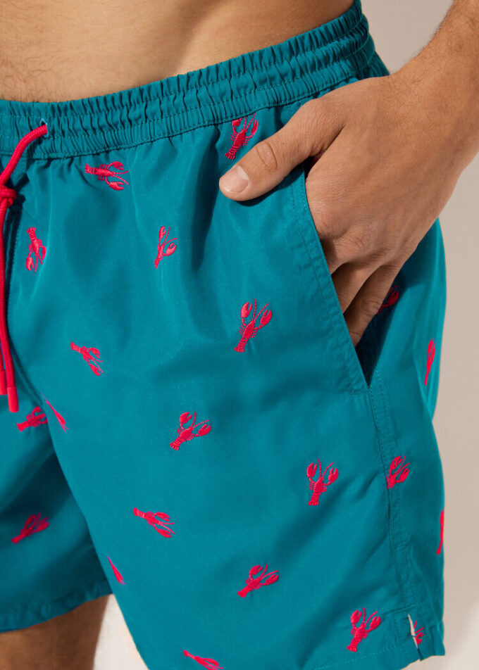 Gemusterte Herren-Badehose Formentera