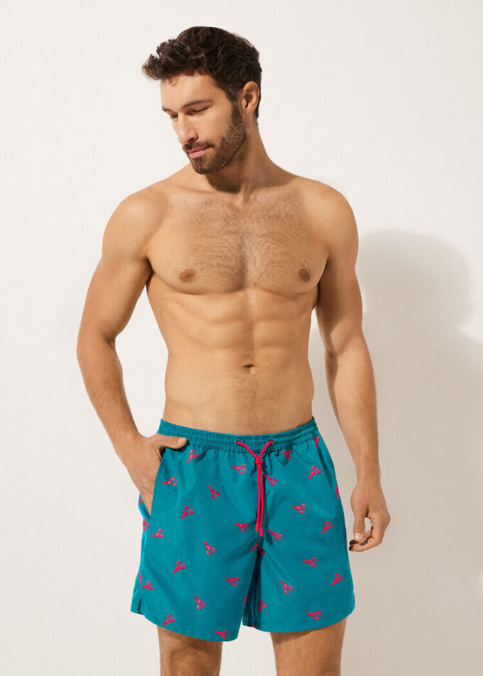 Gemusterte Herren-Badehose Formentera