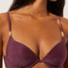 Gepolstertes Push-up-Bikinioberteil Golden Glow