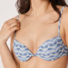 Gepolstertes Push-up-Bikinioberteil „Water Reflection“
