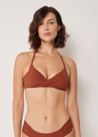 Gepolstertes Triangel-Bikinioberteil Premium Fit
