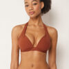 Gepolstertes Triangel-Bikinioberteil Premium Fit