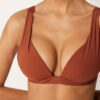 Gepolstertes Triangel-Bikinioberteil Premium Fit