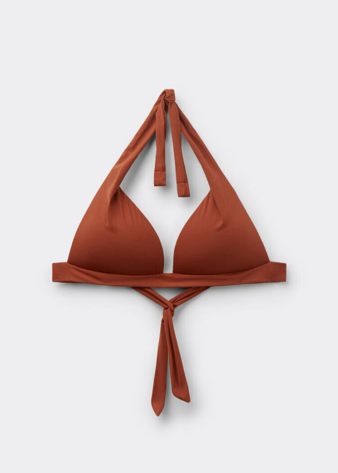 Gepolstertes Triangel-Bikinioberteil Premium Fit