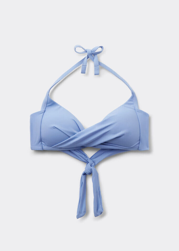 Gepolstertes Triangel-Bikinioberteil Premium Fit