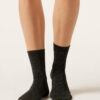 Gerippte Glitzersocken