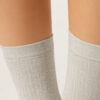 Gerippte Glitzersocken