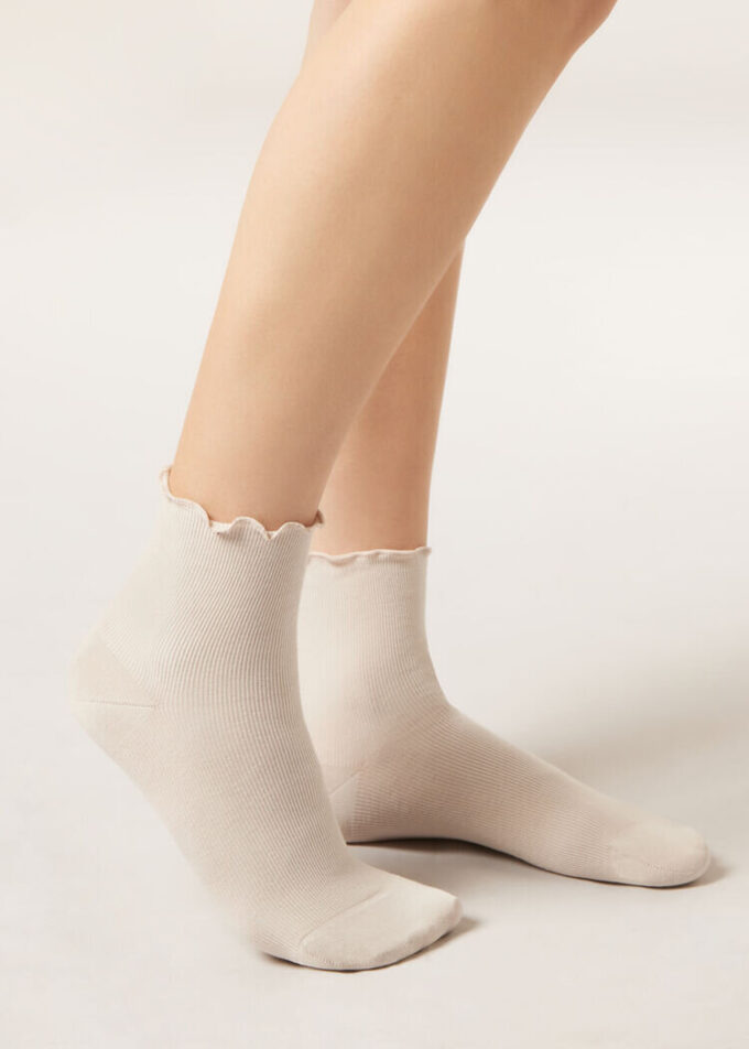 Gerippte Socken