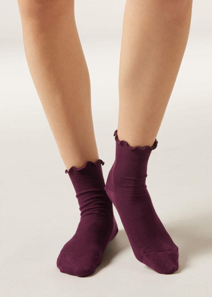 Gerippte Socken
