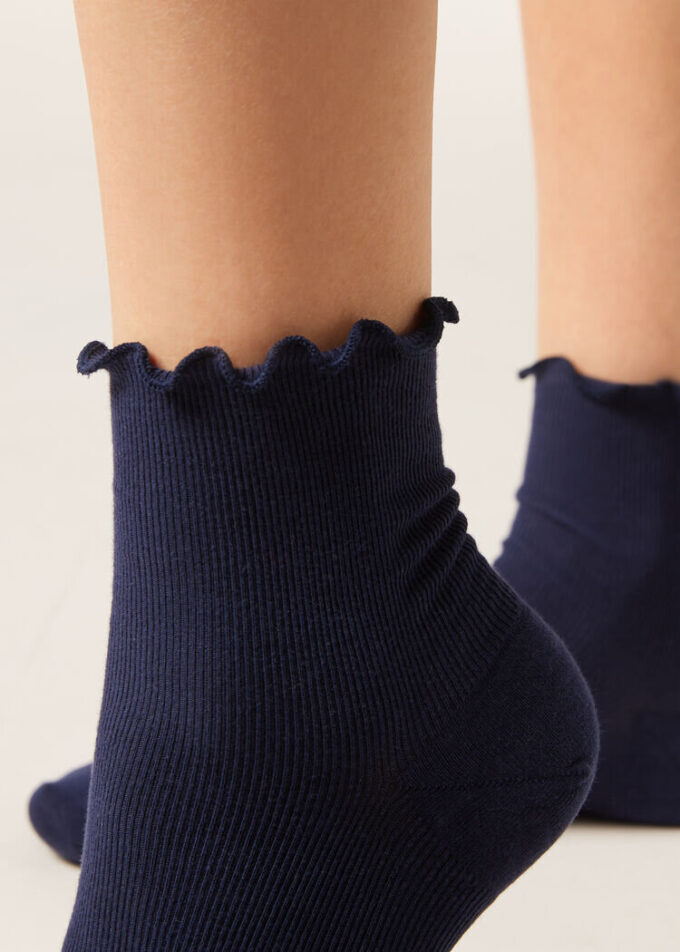 Gerippte Socken