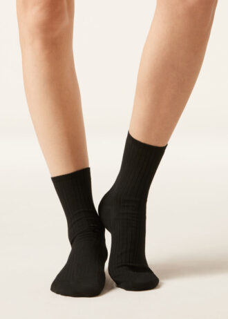 Gestreifte kurze Socken