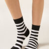 Gestreifte Socken