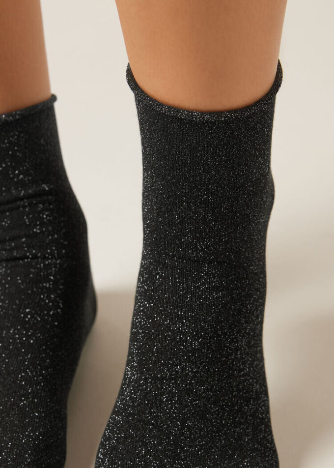 Glitzersocken