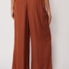 Glänzende Palazzo-Hose