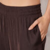 Glänzende Palazzo-Hose