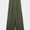 Glänzende Palazzo-Hose
