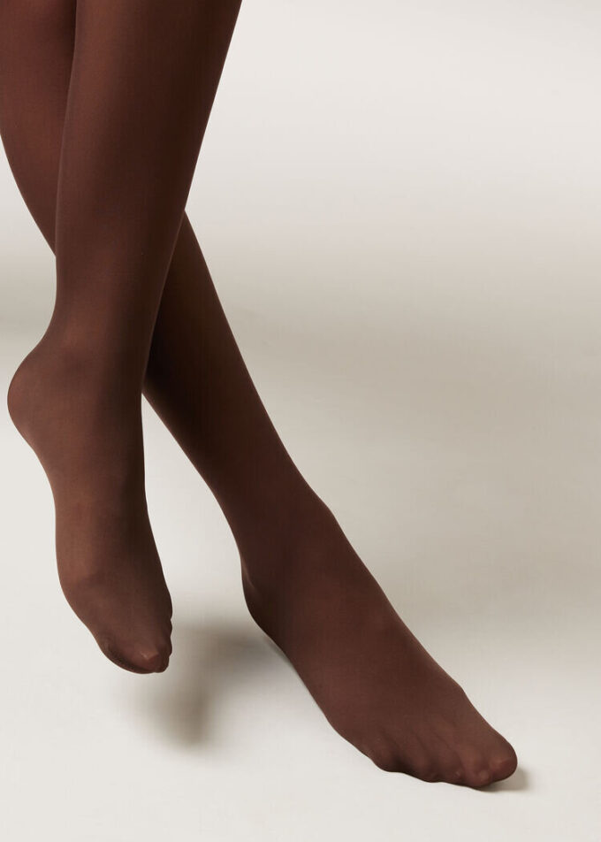 Halbtransparente, matte, unsichtbare 30-Den-Strumpfhose