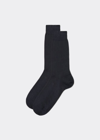 Herren-Crew-Socken aus Lisle-Garn