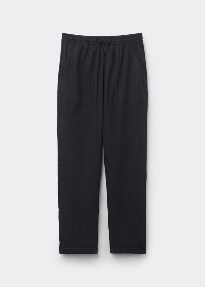 Hose aus Leinen und Viskose