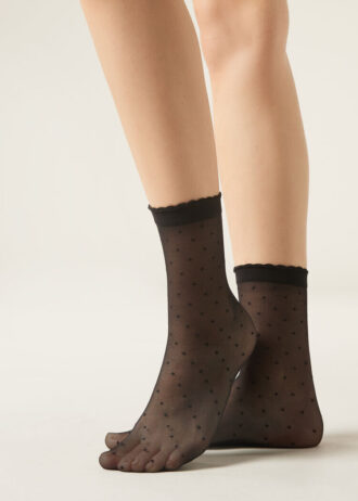 Klassische gemusterte Socken