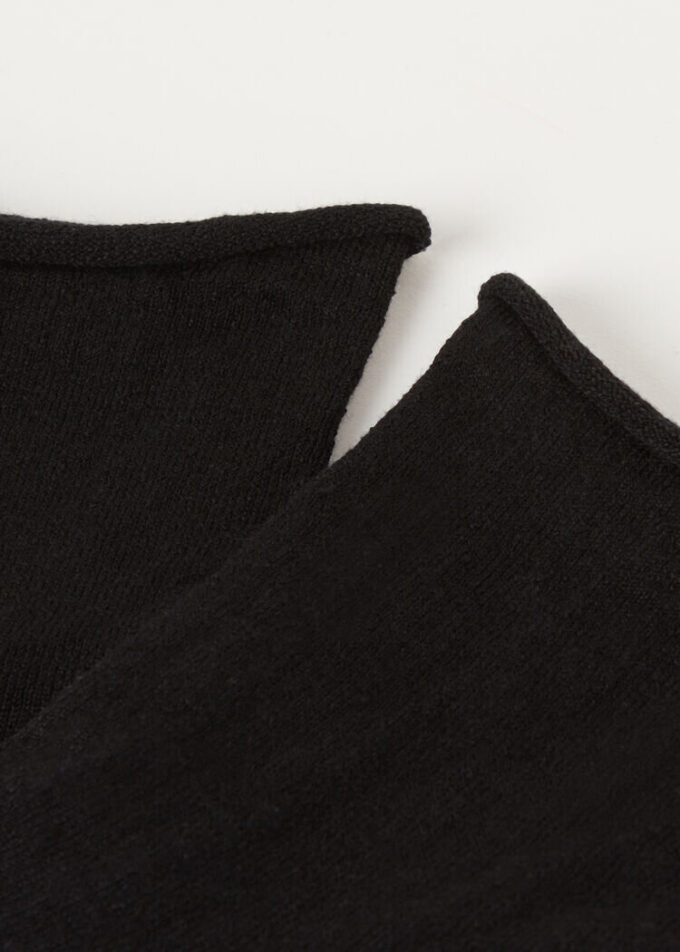 Kurze Leinen-Socken ohne Bündchen