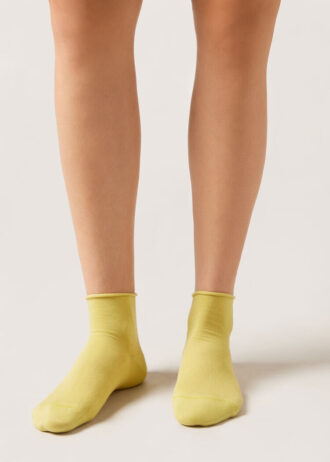 Kurze Socken aus Baumwolle ohne Bündchen